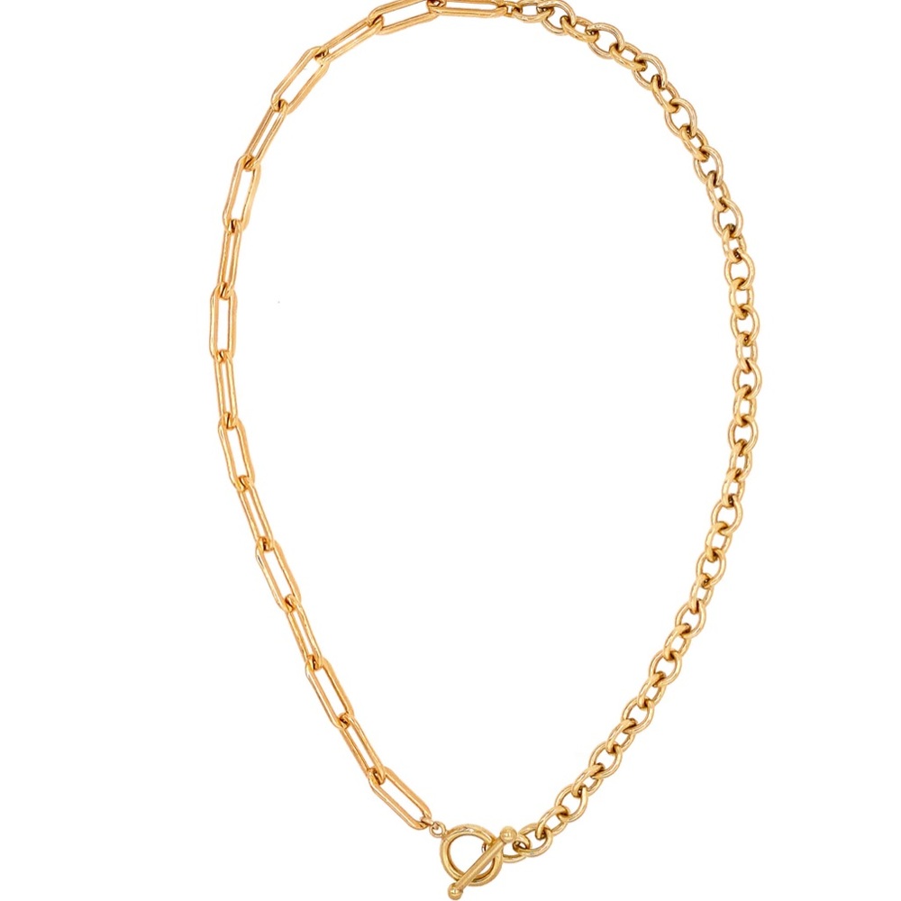 BNWT Mod and Jo 14k gold filled laughton chain necklace